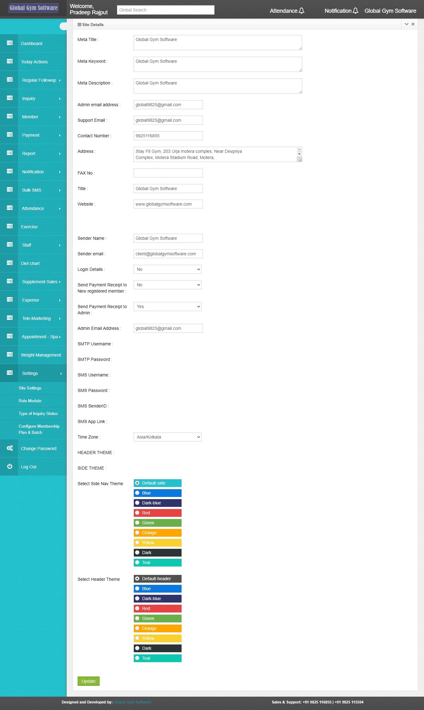 pending payment list active member and inactive member